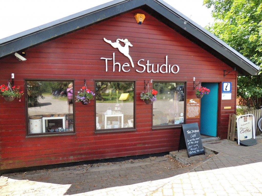 Our first pitstop - the Studio tea room in Achnasheen