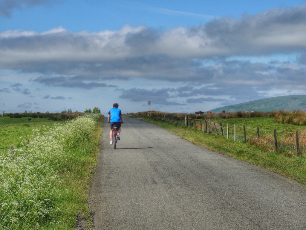 The long, straight road to West Linton