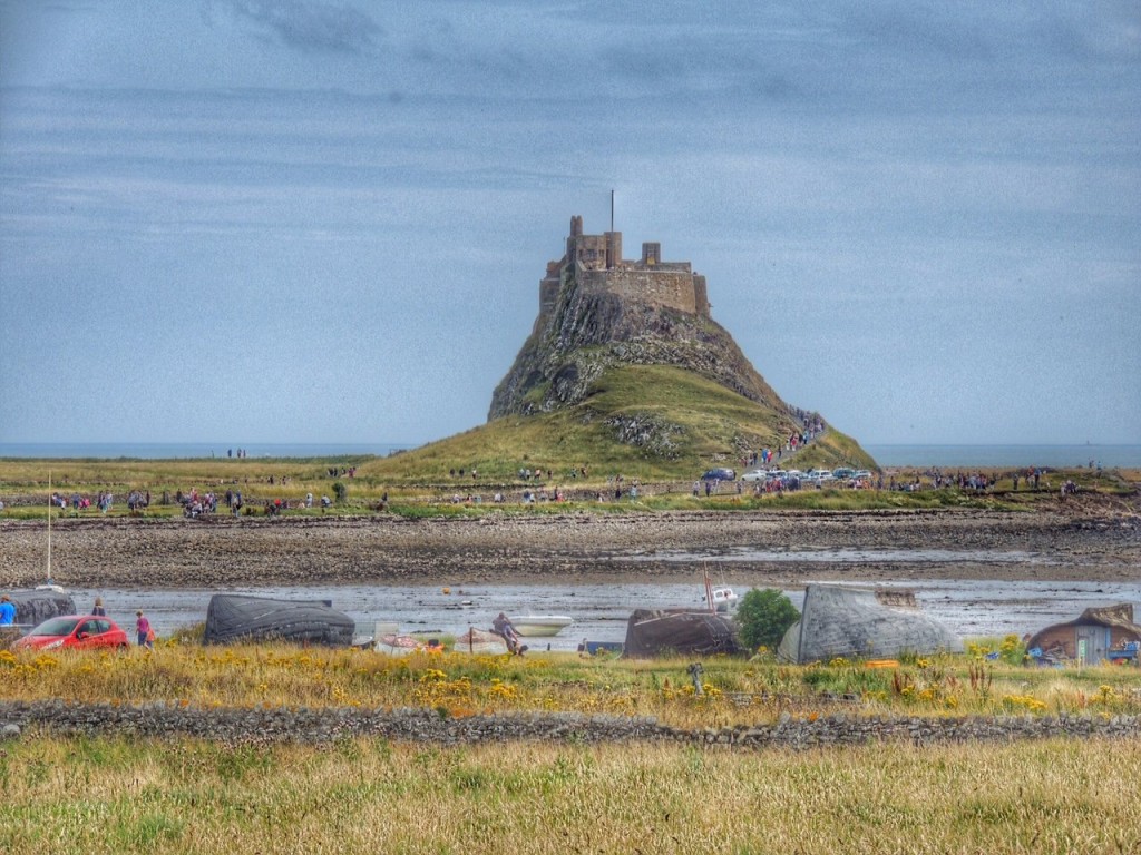What Colette saw on the island... Lindisfarne Castle