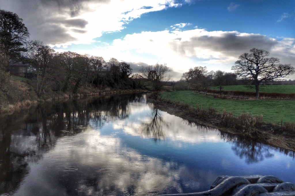 River Teviot looking peaceful (but cold!)
